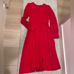 Elegant Red Women's Dress